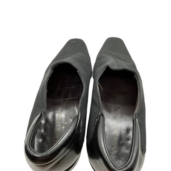 Donald J Pliner Rex Loafers Shoes Size 9.5 Men\'s Black Stretch Made in Italy main image 11